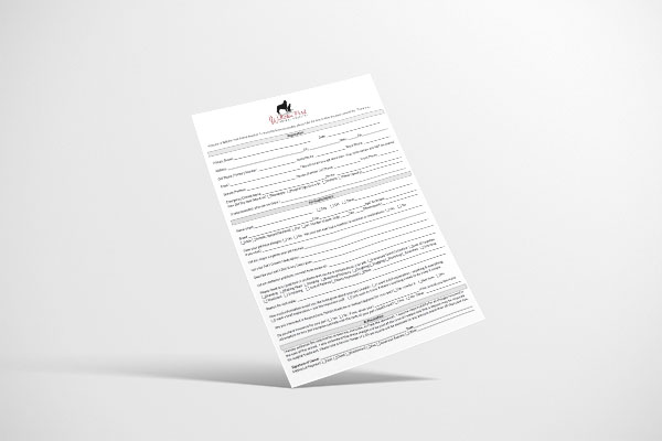 Image of new client form PDF