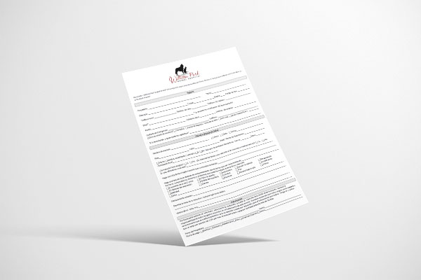 Image of new client form PDF in Spanish